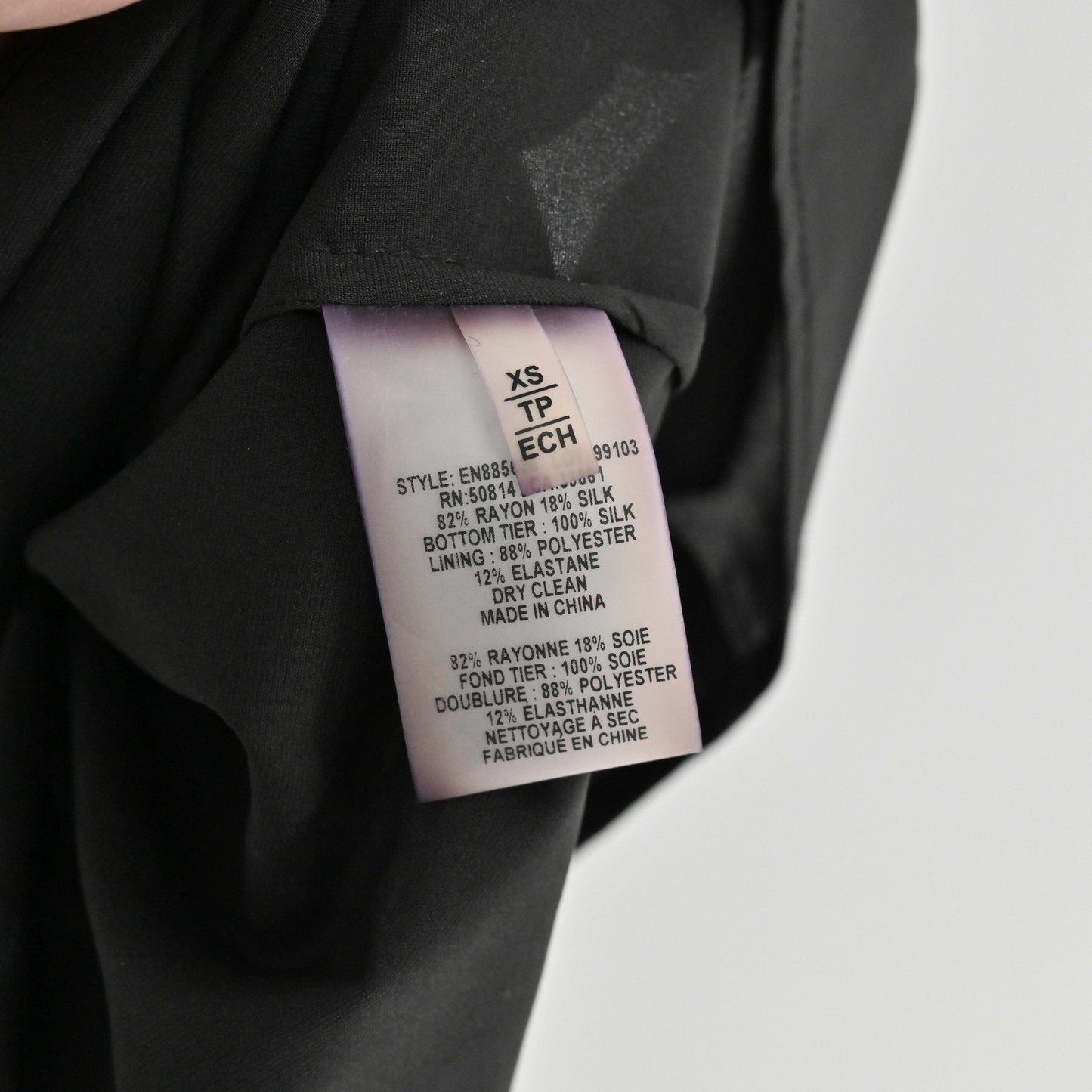 Elie Tahari Velvet Burnout Lace Dress Size XS Dark Romantic Black Witchy Vamp