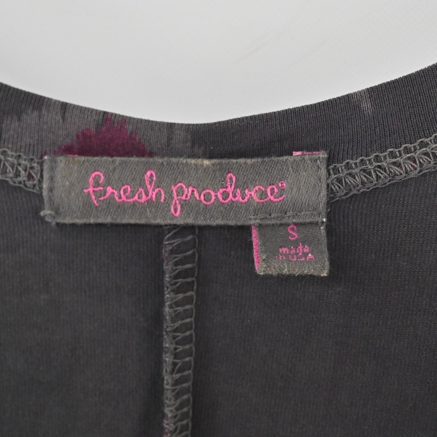 FRESH PRODUCE Ikat Maxi Dress Size S Bohemian Artistic Gray Pink Tank Beach USA