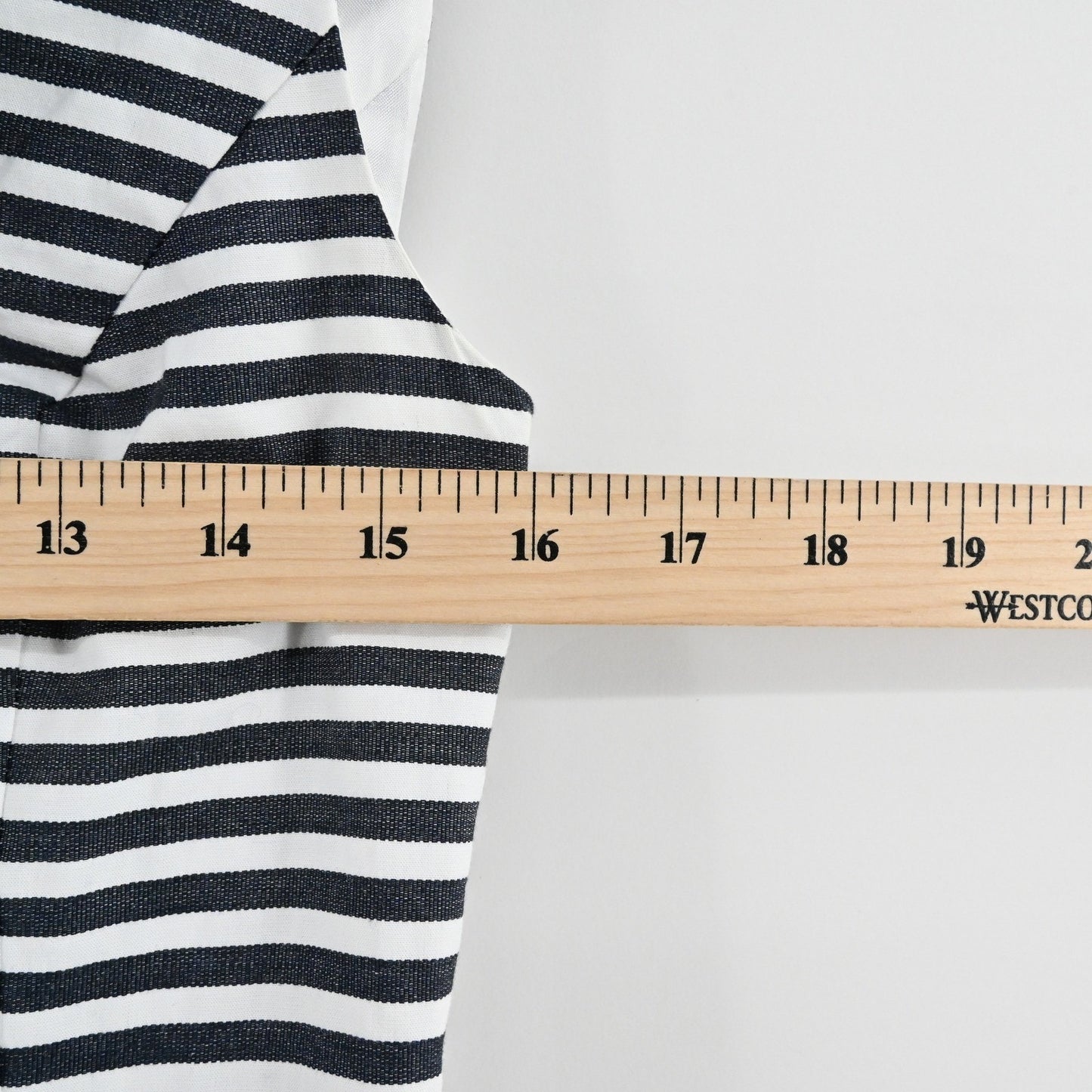 Kate Spade Striped Ruffle Dress Size 2 Nautical Sleeveless Breezy Preppy Cotton