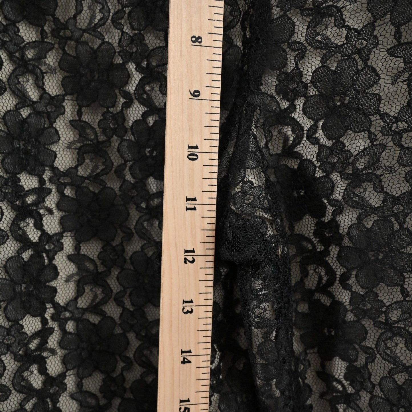 Vtg Y2k Womens Lace Wide Leg Pants Size 10 Whimsigoth Black Floral Sheer Lined