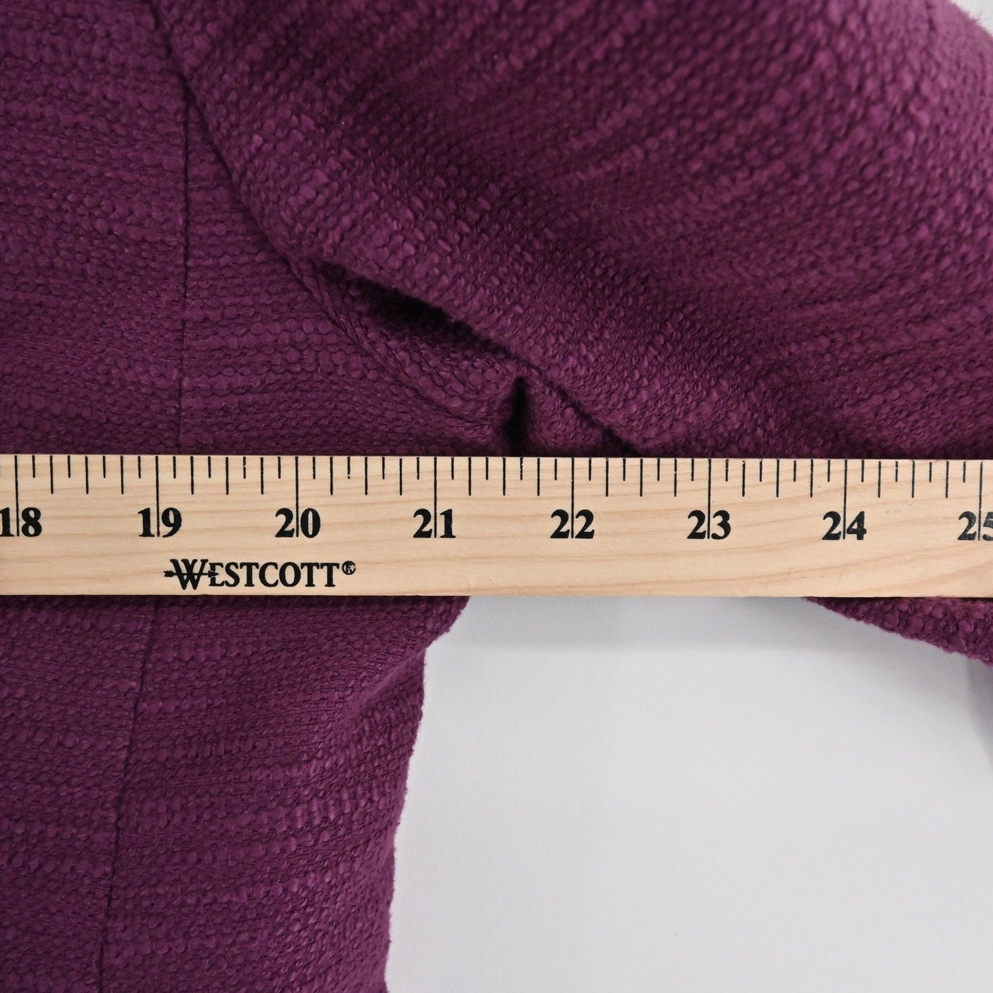 Classiques Entier Atelier Purple Textured 3/4 Sleeve Blazer Jacket - Women's