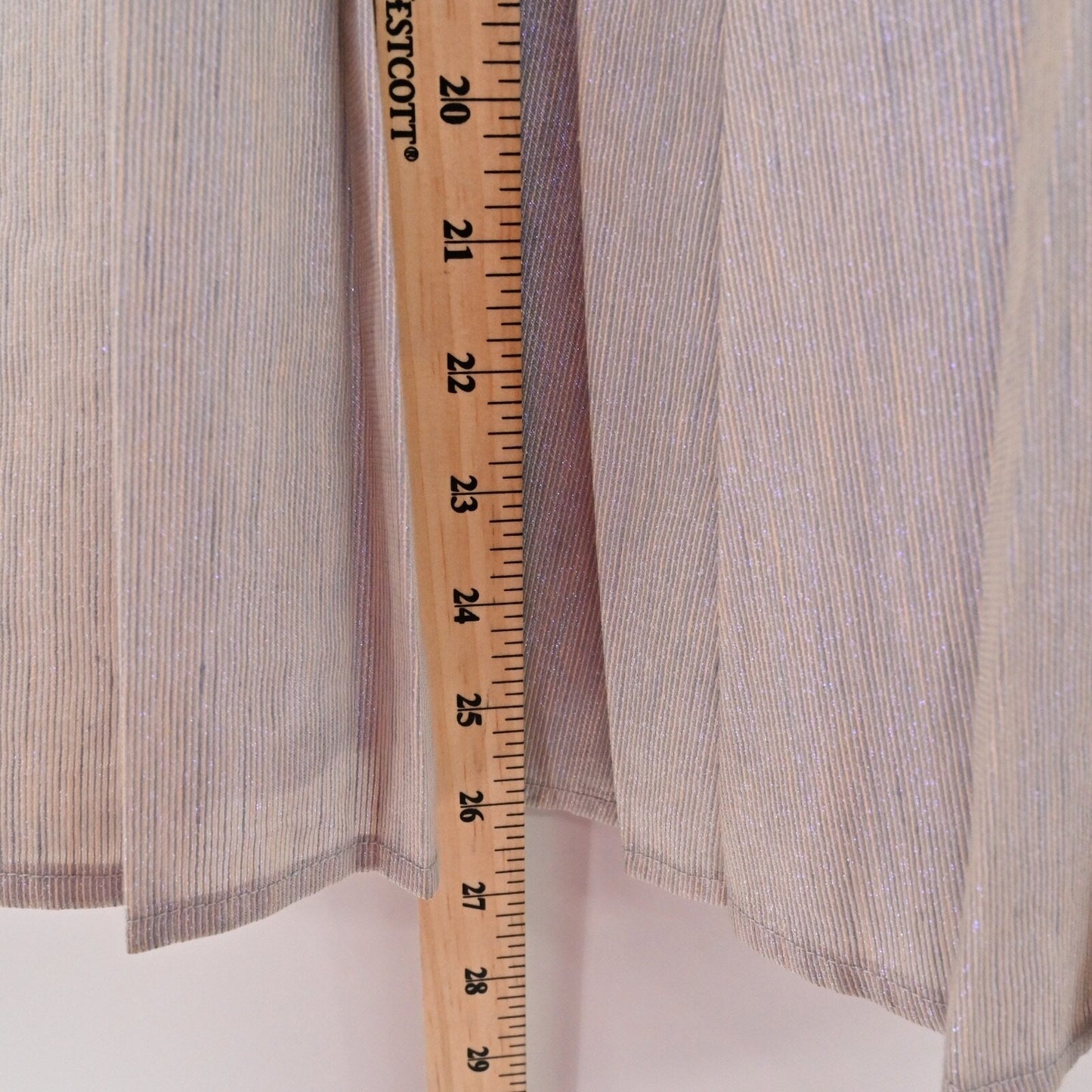 Vtg ZENOBIA Womens Pleated Skirt Size 10 Fairy Shimmer Sequin Beaded Linen Y2k