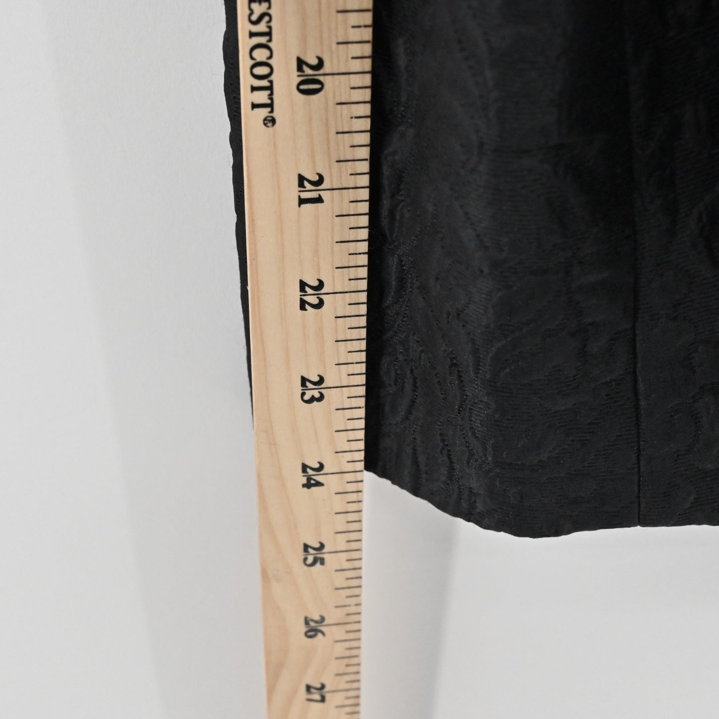 Vtg Giorgio Vannini Womens Jacquard Floral Blazer Size 44 Satin Black Jacket 80s