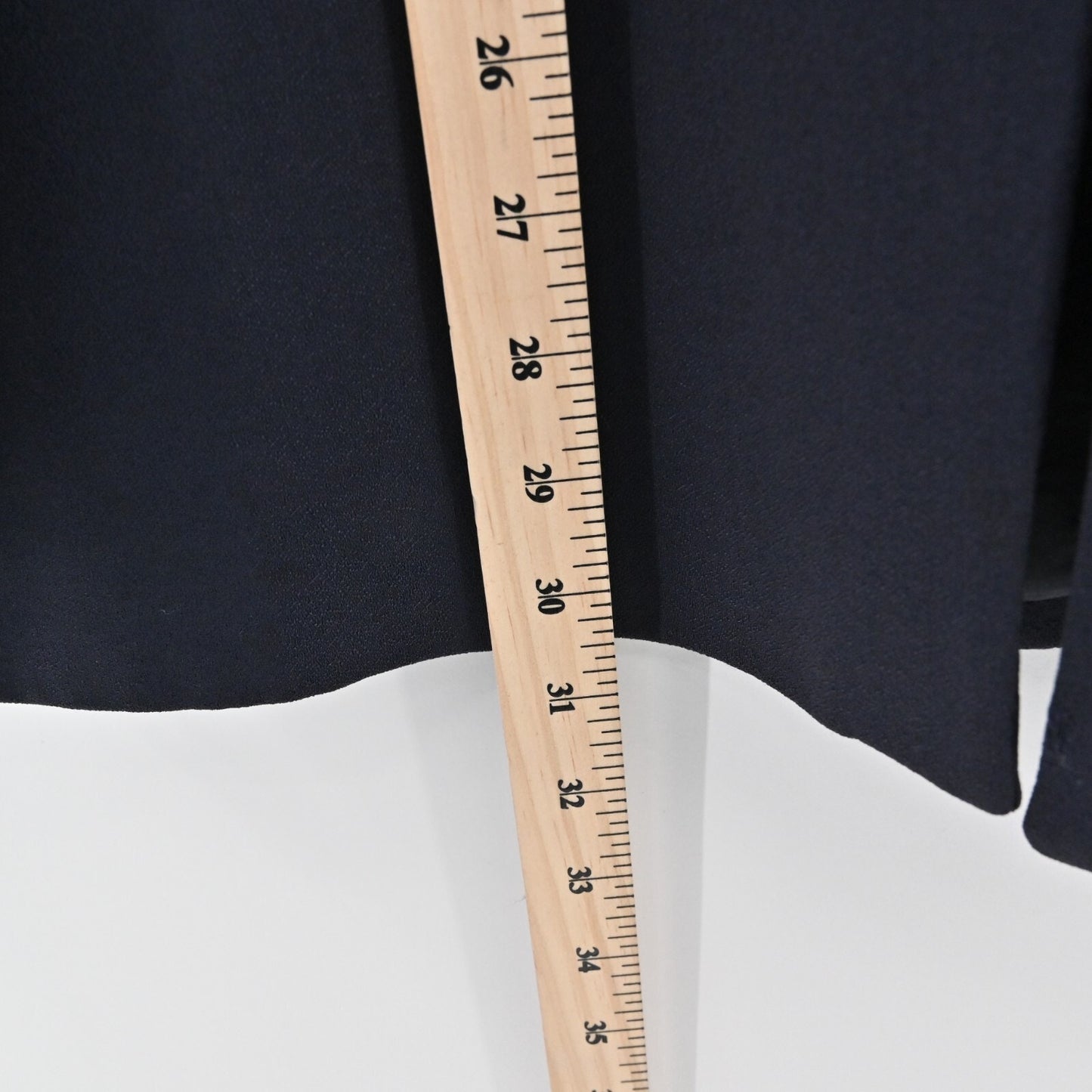 Vtg ZANELLA Jacket Womens Size 42 Solid Dark Navy Wool Collared Chore Shacket