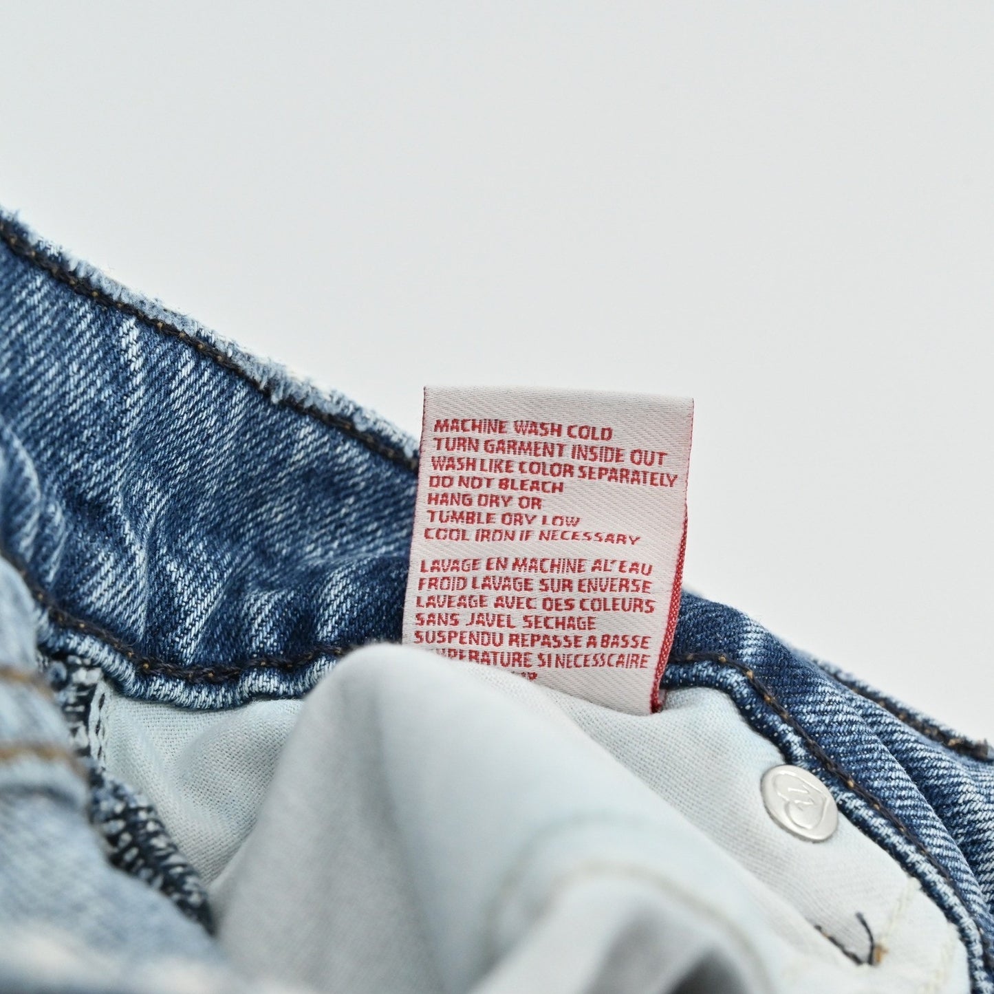 REVICE Womens Button Fly Jeans Size 29 Distressed Denim Festival High Rise Retro