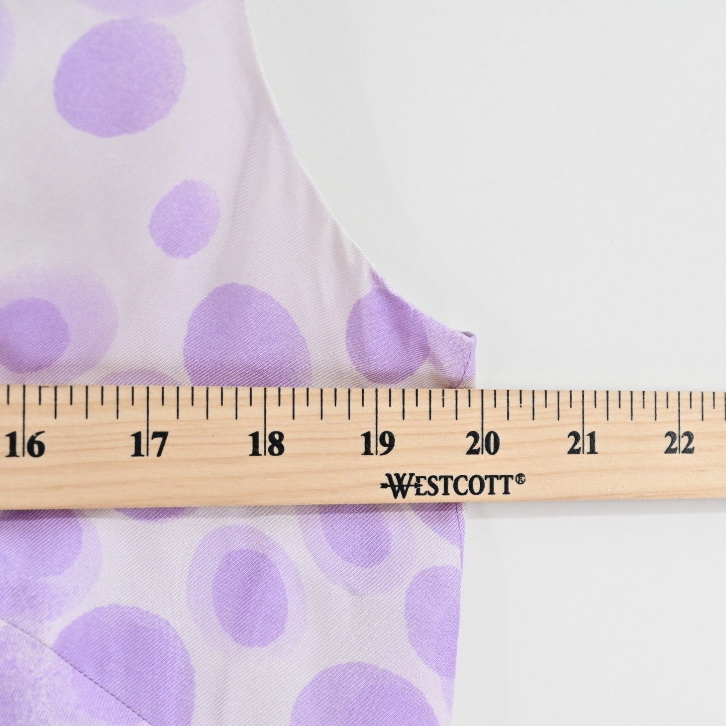 ESCADA Womens Silk Polka Dot Dress Size 42 Lavender Purple Shift Sleeveless NEW