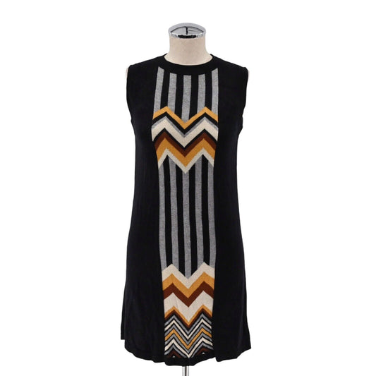 MISSONI Dress Womens Size XS Target Collection Sleeveless Zig Zag Knit Shift
