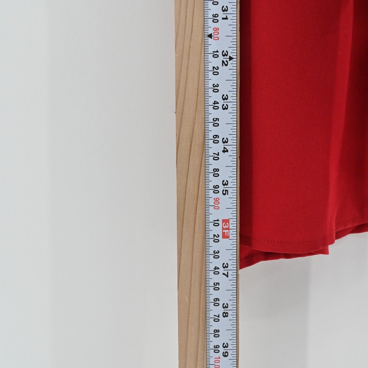 Mason Silk Shirt Dress Sz 4 Red Puff Sleeve Button Front Tie Belt Retro 50s USA