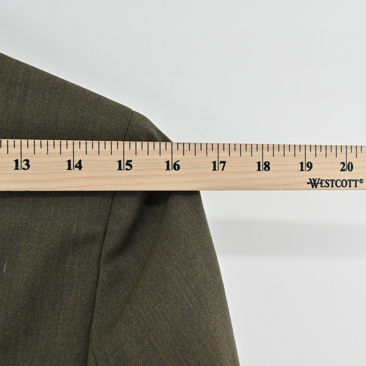 Vtg Ralph Lauren Womens Wool Olive Green Blazer Size 4 Button Front Jacket LRL