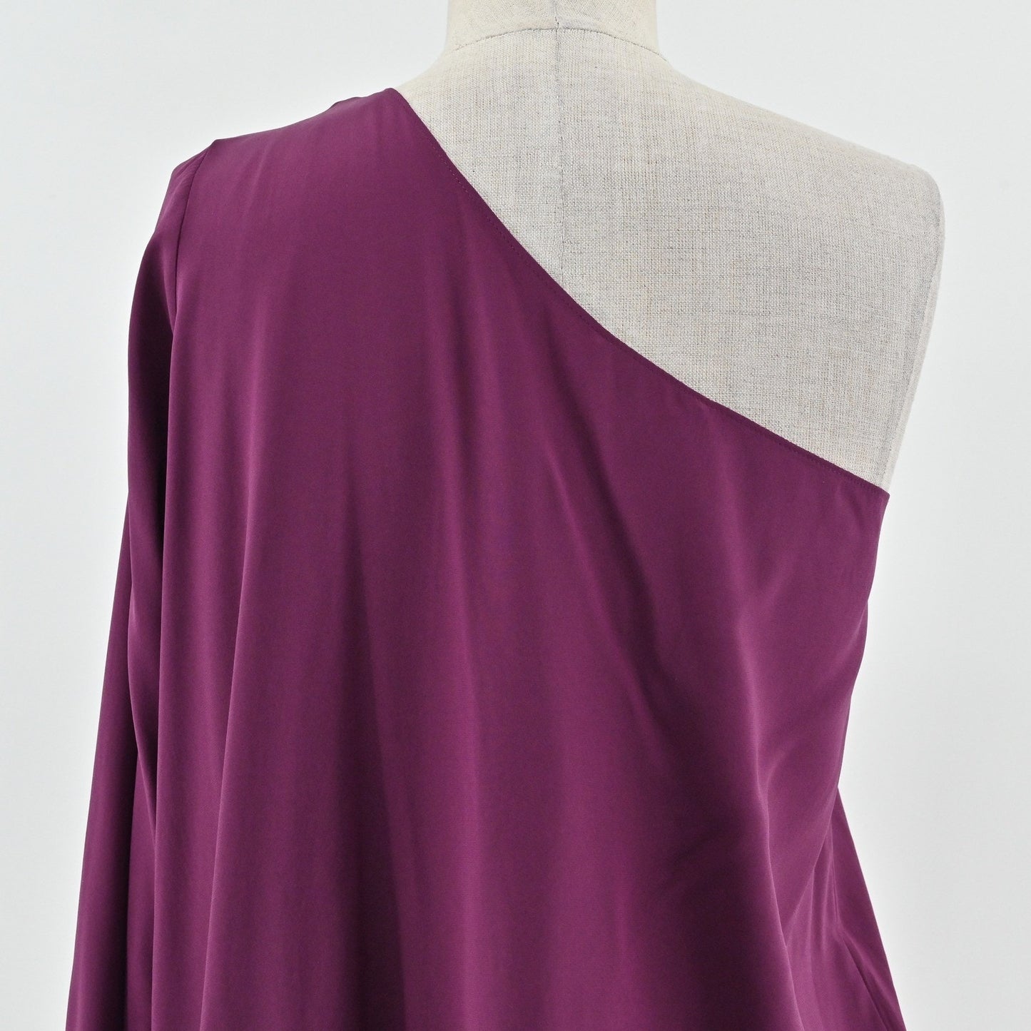Ramy Brook Womens Silk One Shoulder Top Size S Plum Purple Glam Stretch Blouse