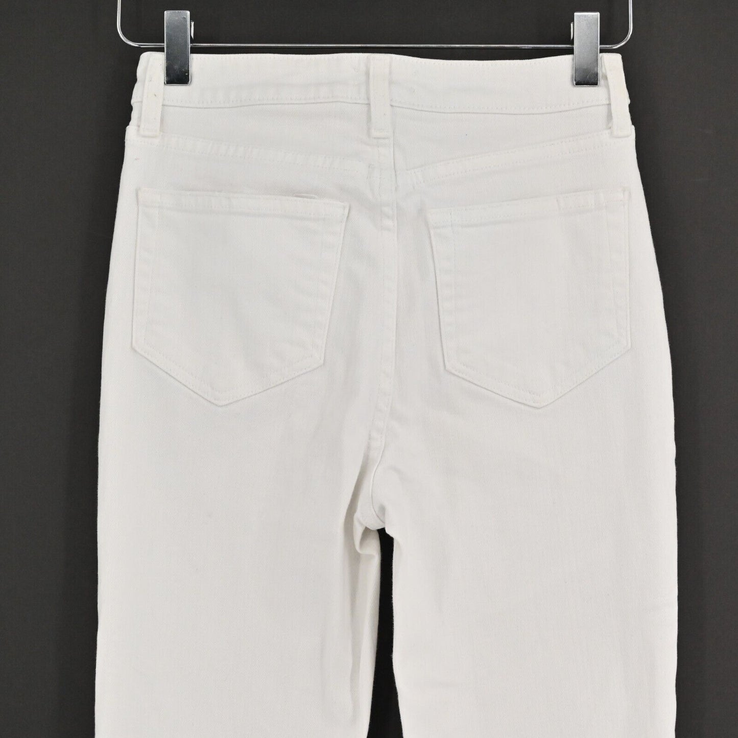 LAGENCE Jeans Womens Size 25 High Line Skinny High Rise Blanc Destruct White