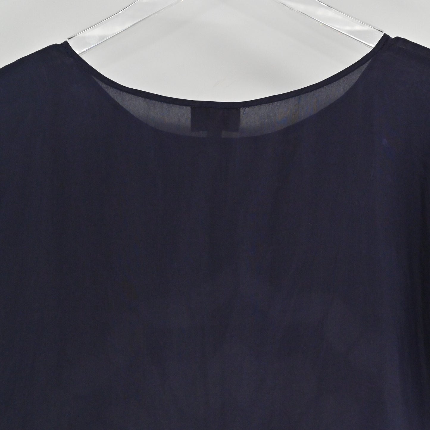 Roberta ROLLER RABBIT Womens Silk Tie Dye Top Sz XS S Navy Short Cap Sleeve Boho