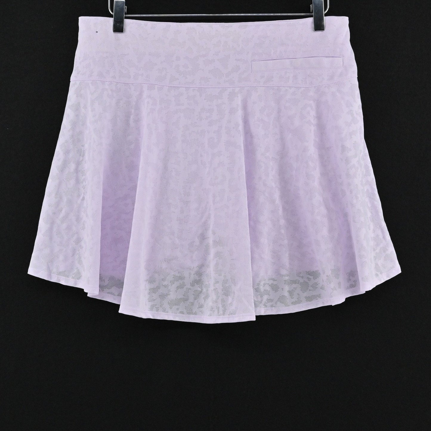 Nike Breathe Fairway Golf Skort Size L Lavender Animal Print Tennis Athletic