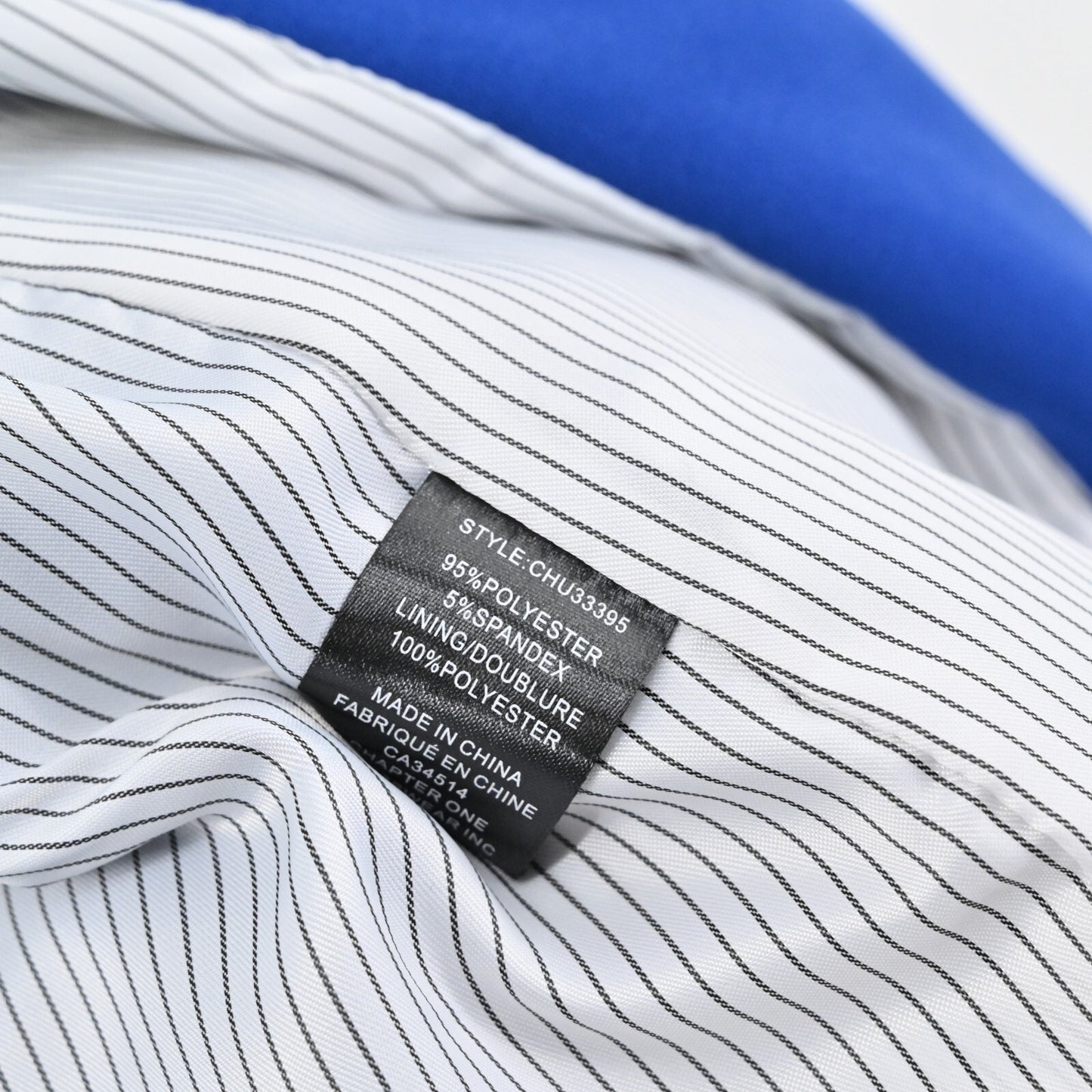 RACHEL ZOE Blue Blazer Womens Size M Crepe Quarter Ruched Sleeve Career Jacket