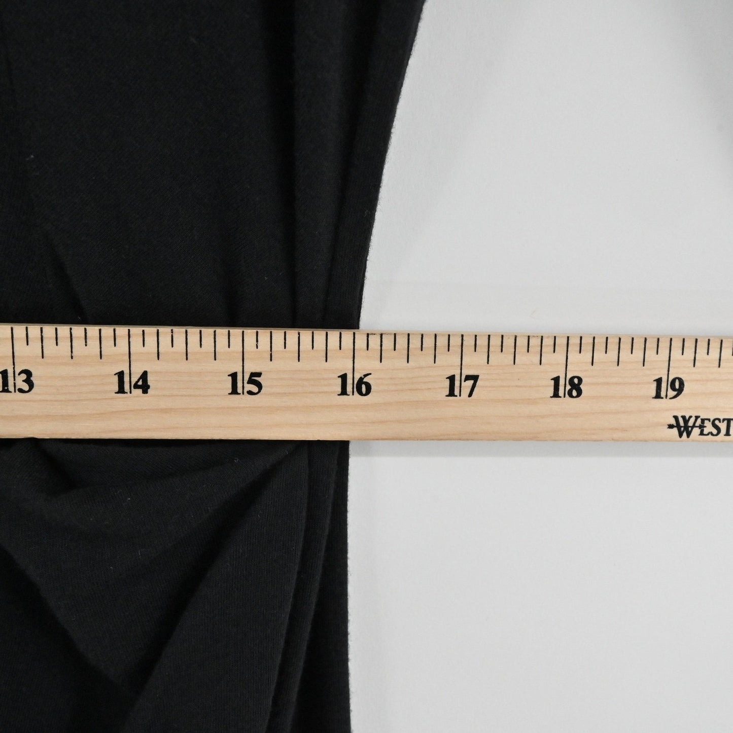 Rag & Bone Knit Dress Size XS Black Ruched Long Sleeve Bodycon Romantic Goth