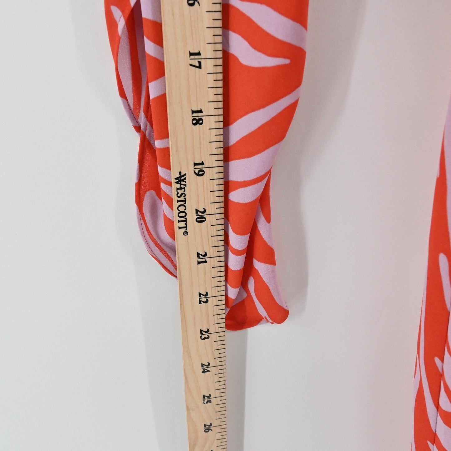 Cabi Saunter Maxi Dress Size S Orange Zebra Dolman Kimono Sleeve Boho Eclectic