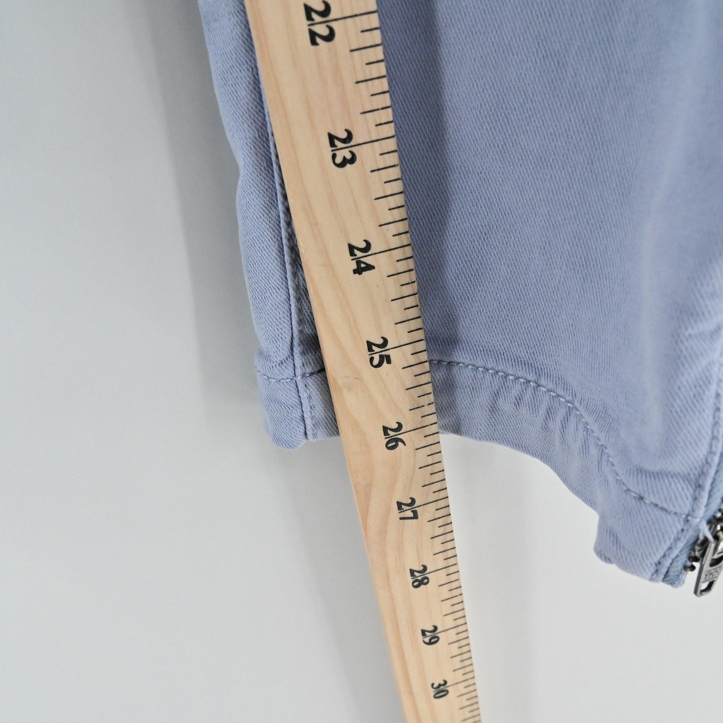 Joie Womens Park Skinny Pants Size 34 Blue Zip Pocket Utility Cargo Stretch Chic