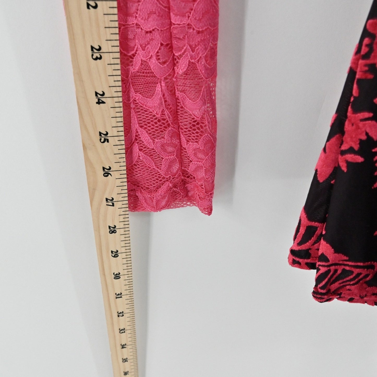 Delias Dolls Kill Watermelon Sugar Velvet Burnout Dress Size M Lace Floral Mini