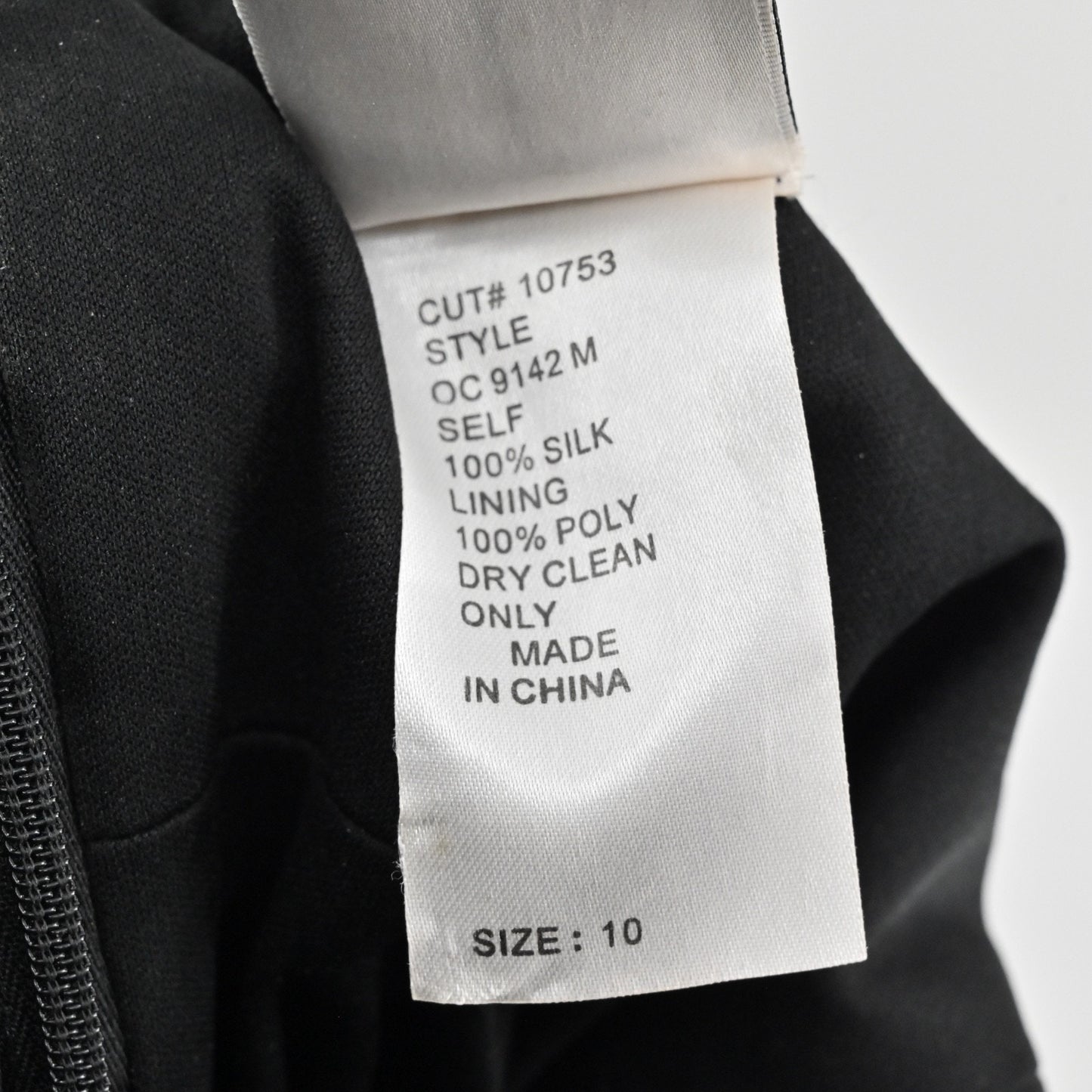 Vtg Y2k Tadashi Bodycon Cocktail Halter Dress Size 10 Black Silk Ruched LBD 90s