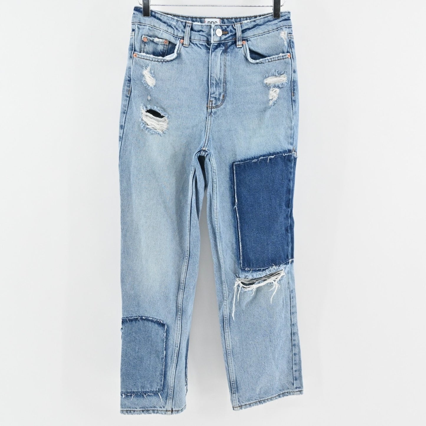 URBAN OUTFITTERS Jeans Womens Size 28 BDG Slim Straight Distressed Patchwork