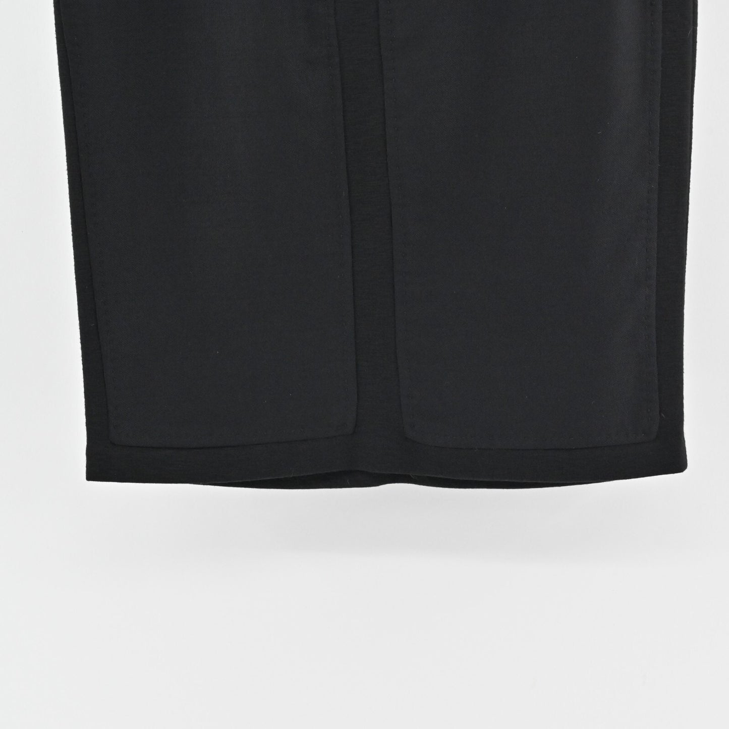 DIANE VON FURSTENBERG Skirt Sz 4 Black Combo Wool Blend Straight Pencil Classic