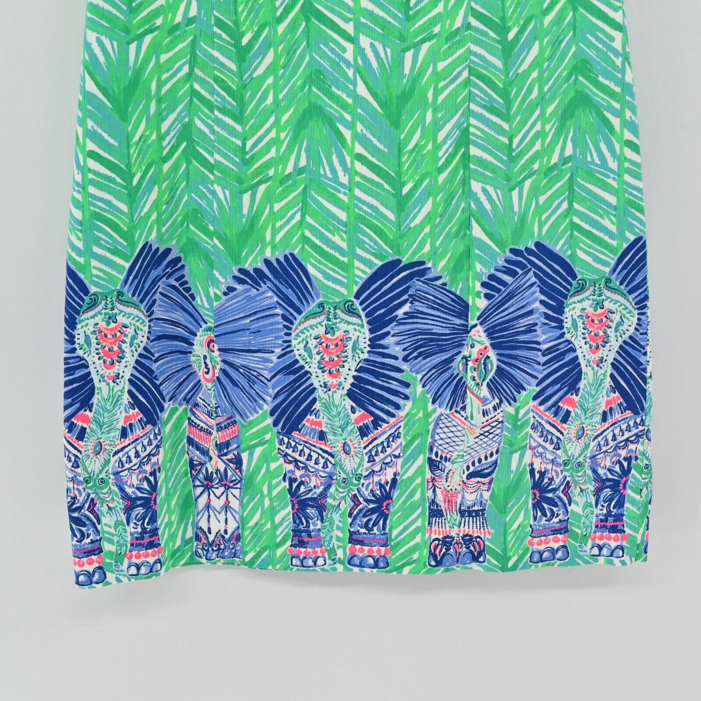 LILLY PULITZER Dress Womens Sz 2 Tandie Shift Sleeveless VNeck Costa Verde Print