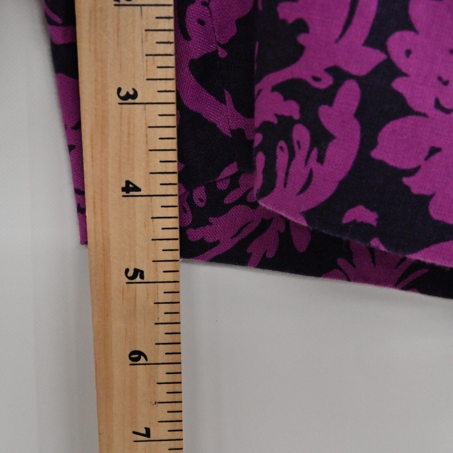 TORY BURCH Shorts Womens Size 0 Cotton Linen Blend Purple Navy Floral Print