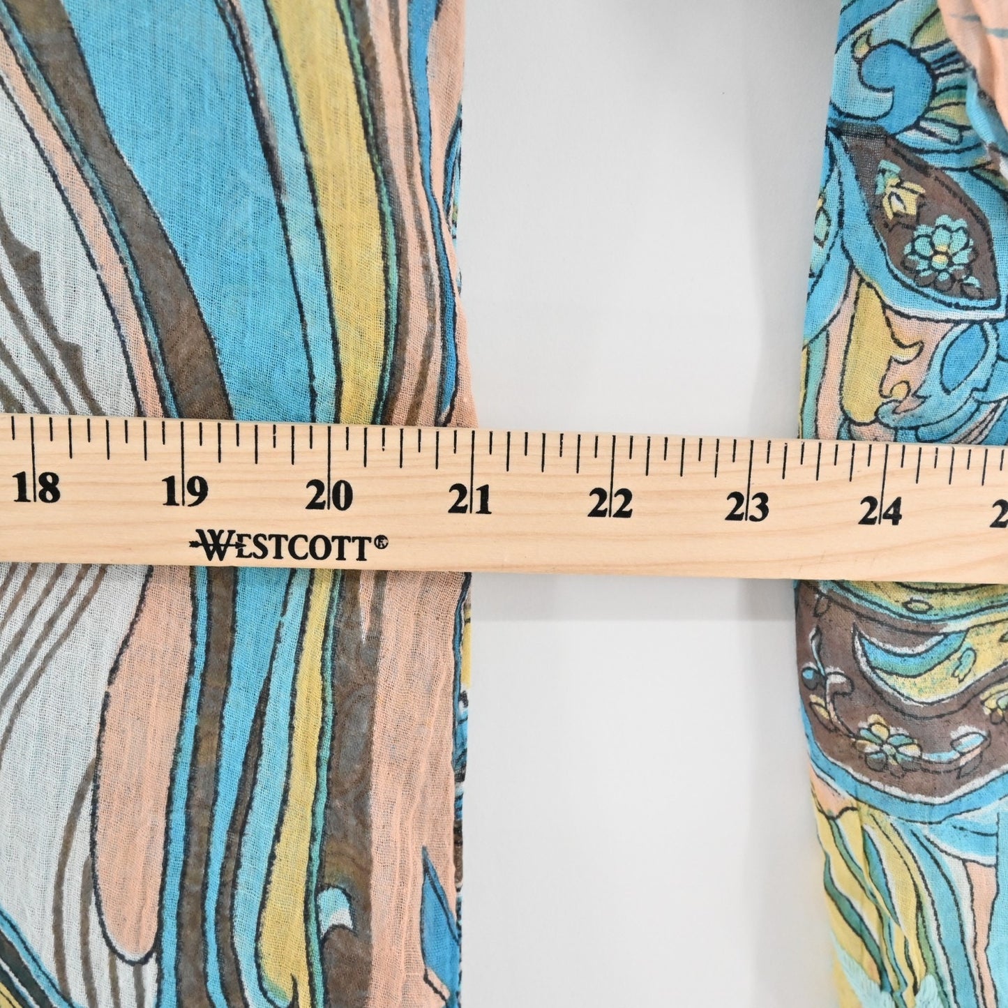 RAJ Tunic Dress Size M Blue Embroidered Printed Cotton Relaxed Fit Bohemian