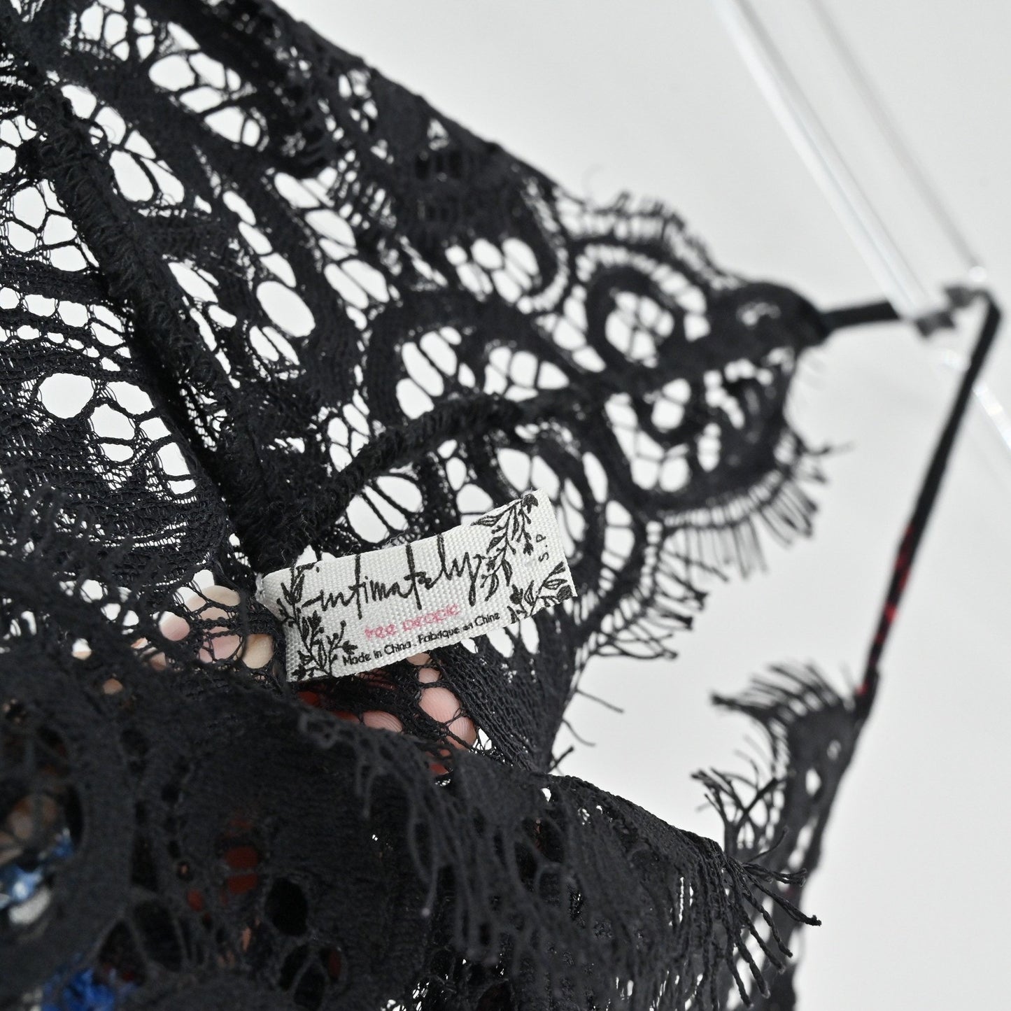 Free People Whos Sorry Now Slip Dress S Lace Trim Floral Print Mini Intimately