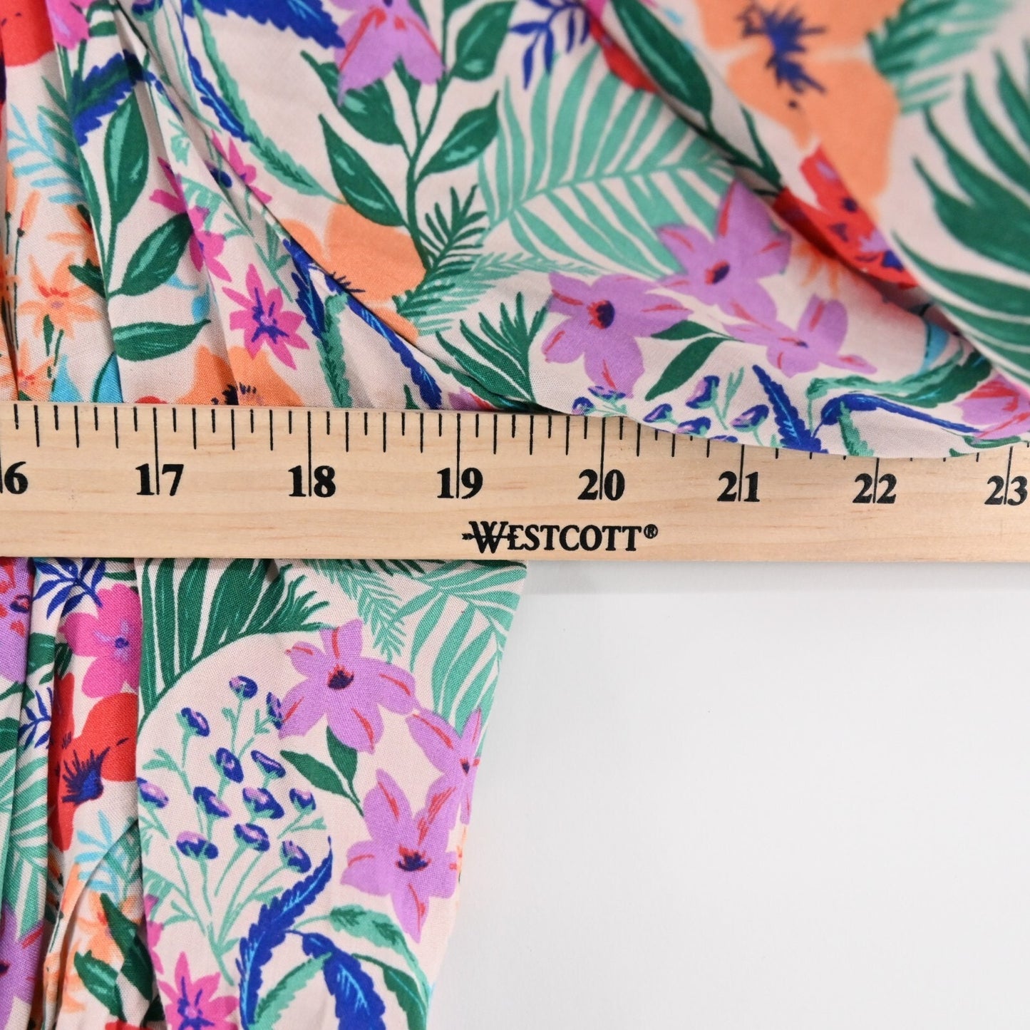 LOST WANDER Dress Size 1X Multicolor Floral Print Puff Sleeve Sweetheart Midi