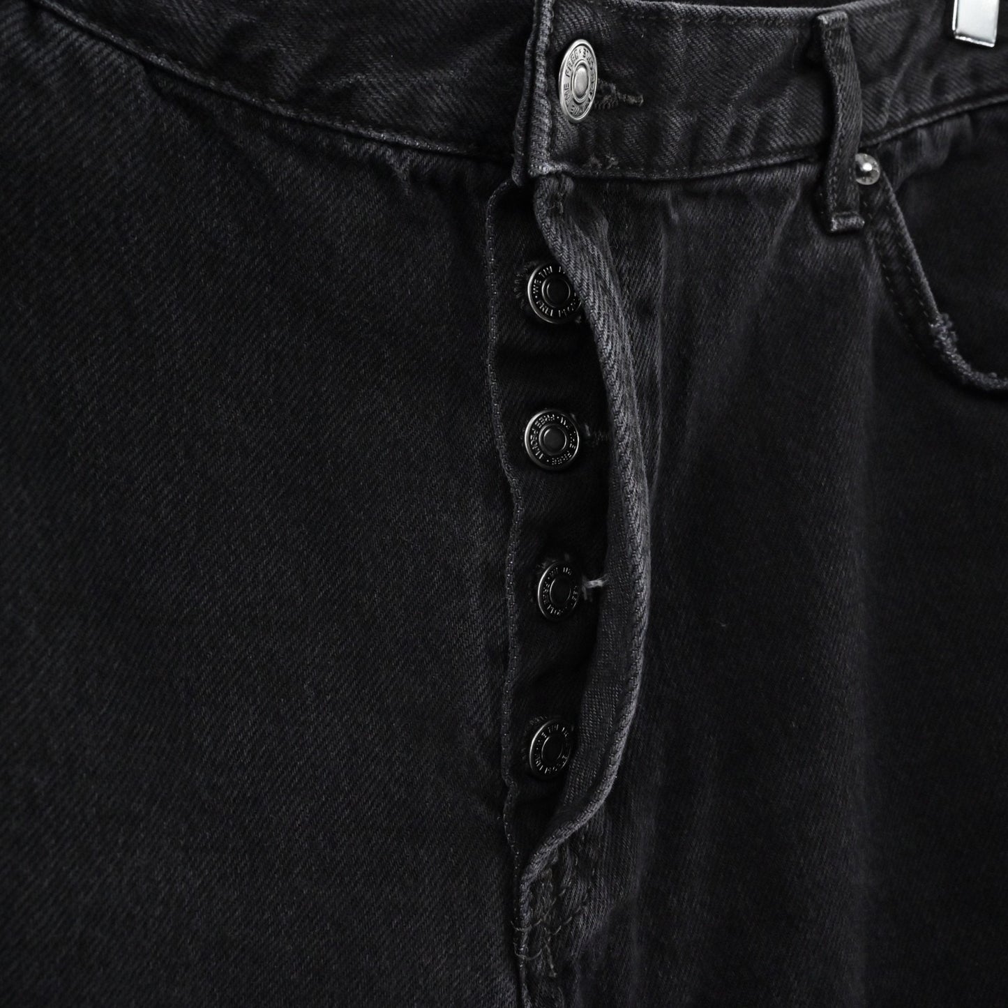 Free People Womens Maggie Mid Rise Straight Leg Jeans Size 30 Black We The Free