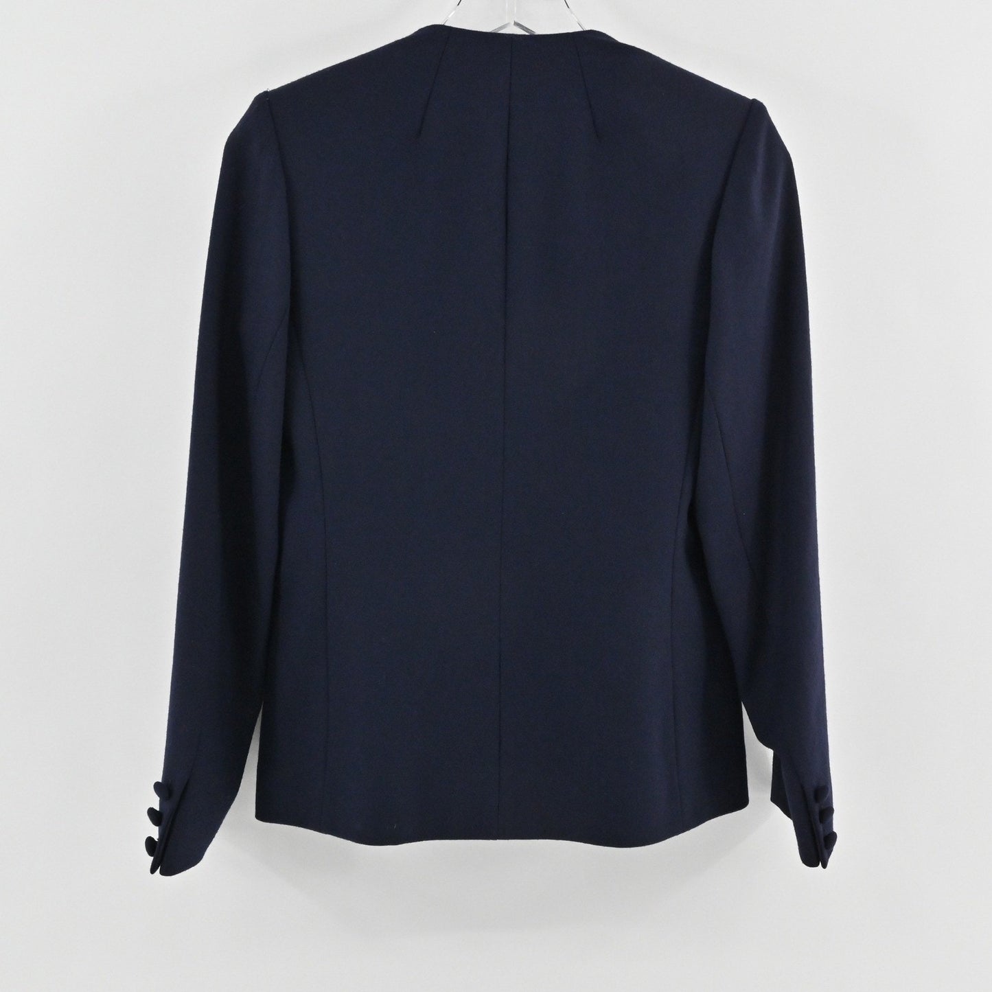 Vtg Harve Benard Womens Wool Beaded Blazer Size 6 Luxurious Embellished Jacket