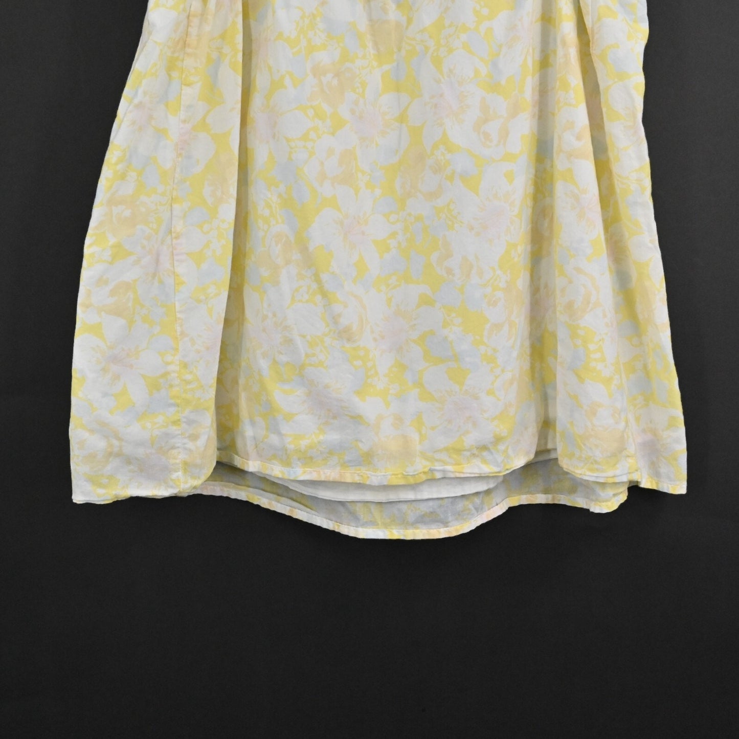 THE NINES BY HATCH Top Womens Size XS Maternity Yellow Floral Sleeveless Tank