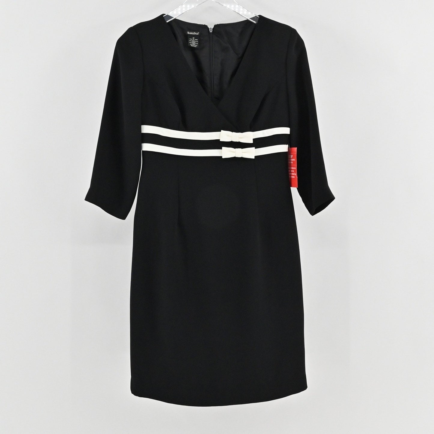 Vtg Y2k Twee Black Dress Size 2 Petite Bow Geisha Mod Retro Elegant Polished