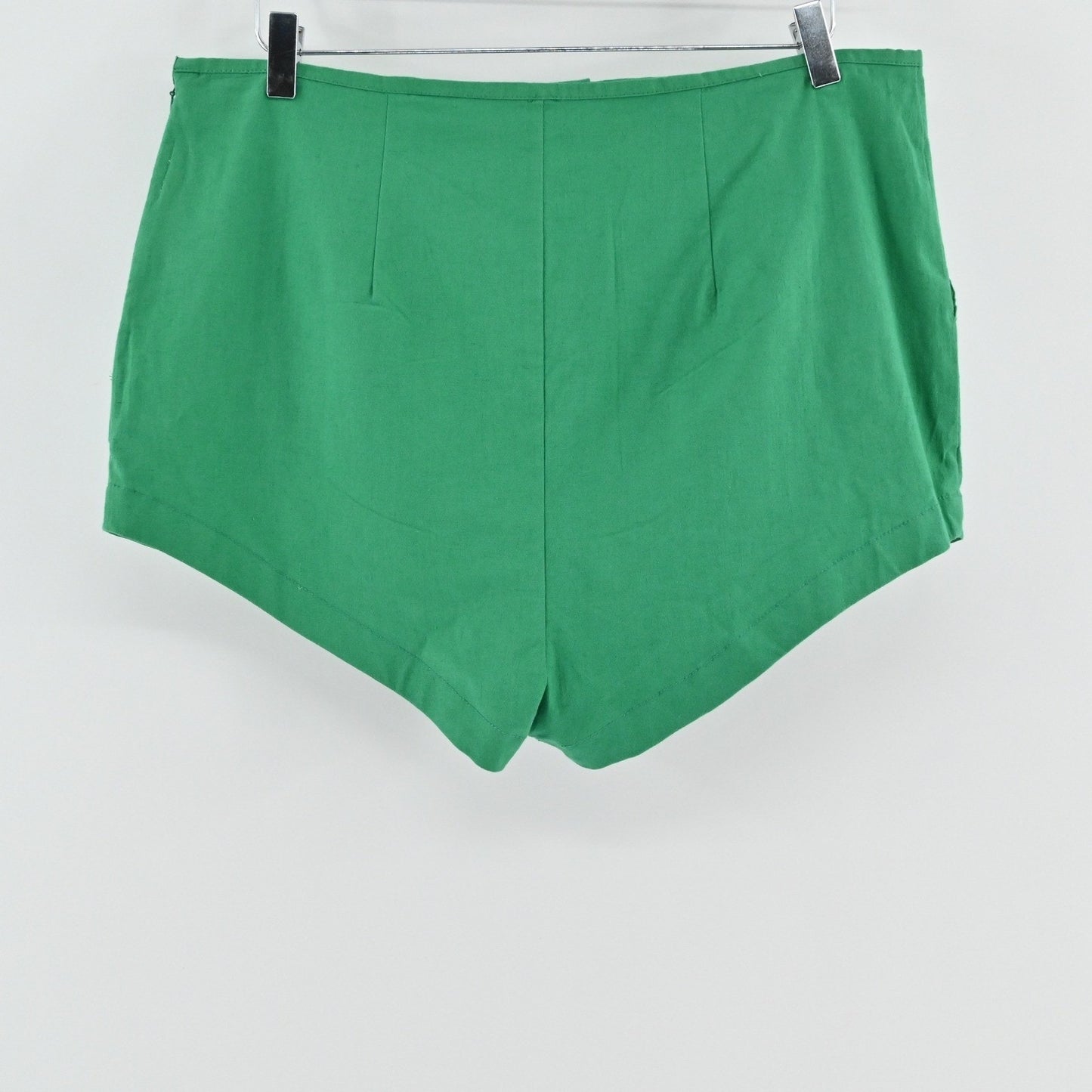 Free People Womens Tabea Shorts Size XL Green Hot Pants Button Boho Festival