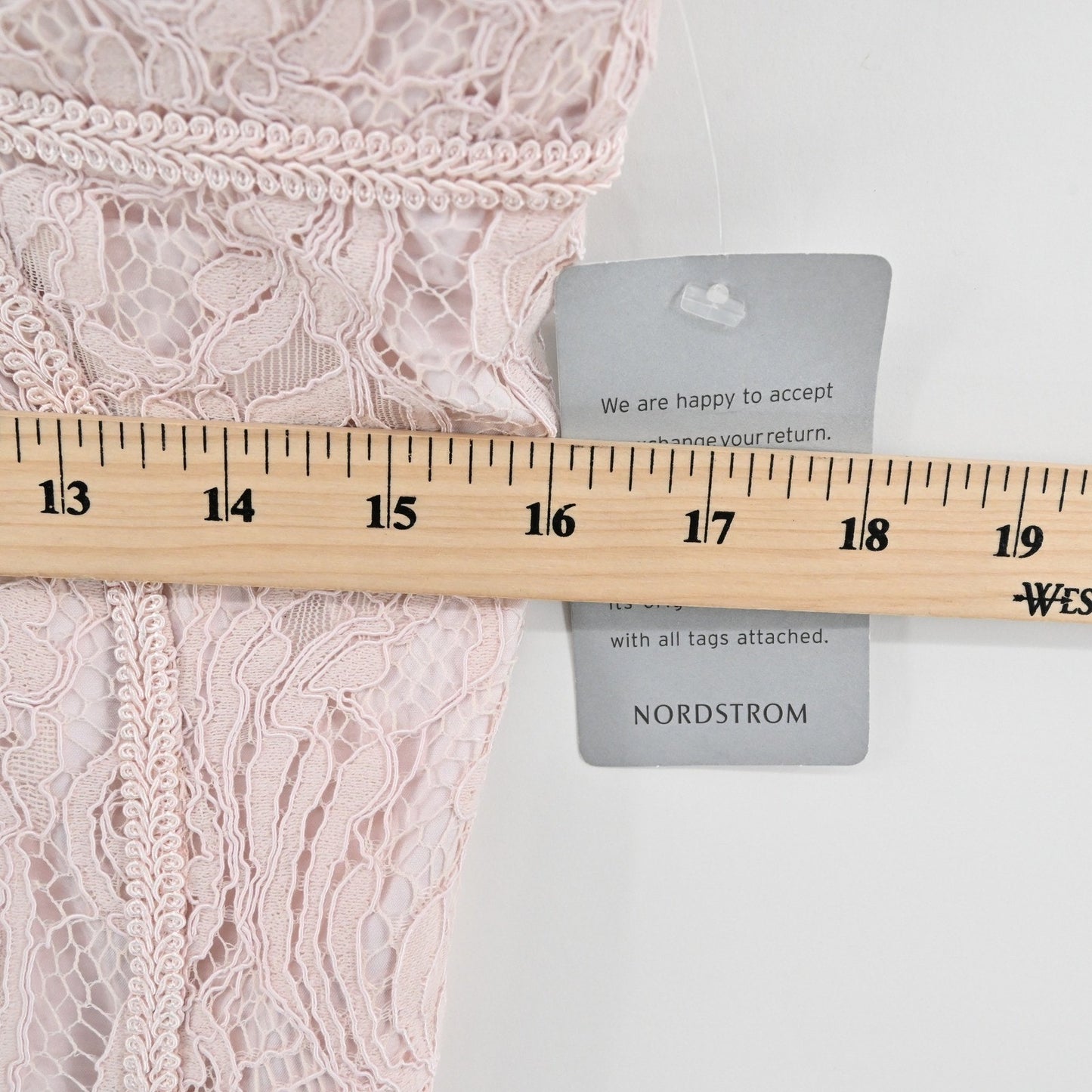 Bardot Womens Lace Sheath Dress Size 8 Blush Pink Romantic Elegant Cocktail NEW