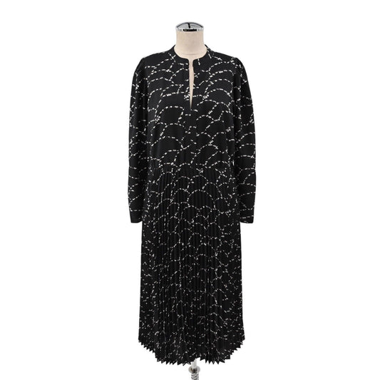 ANN TAYLOR Dress Womens Size 10 Floral Print Pleated Flare Long Sleeve Flowy NEW