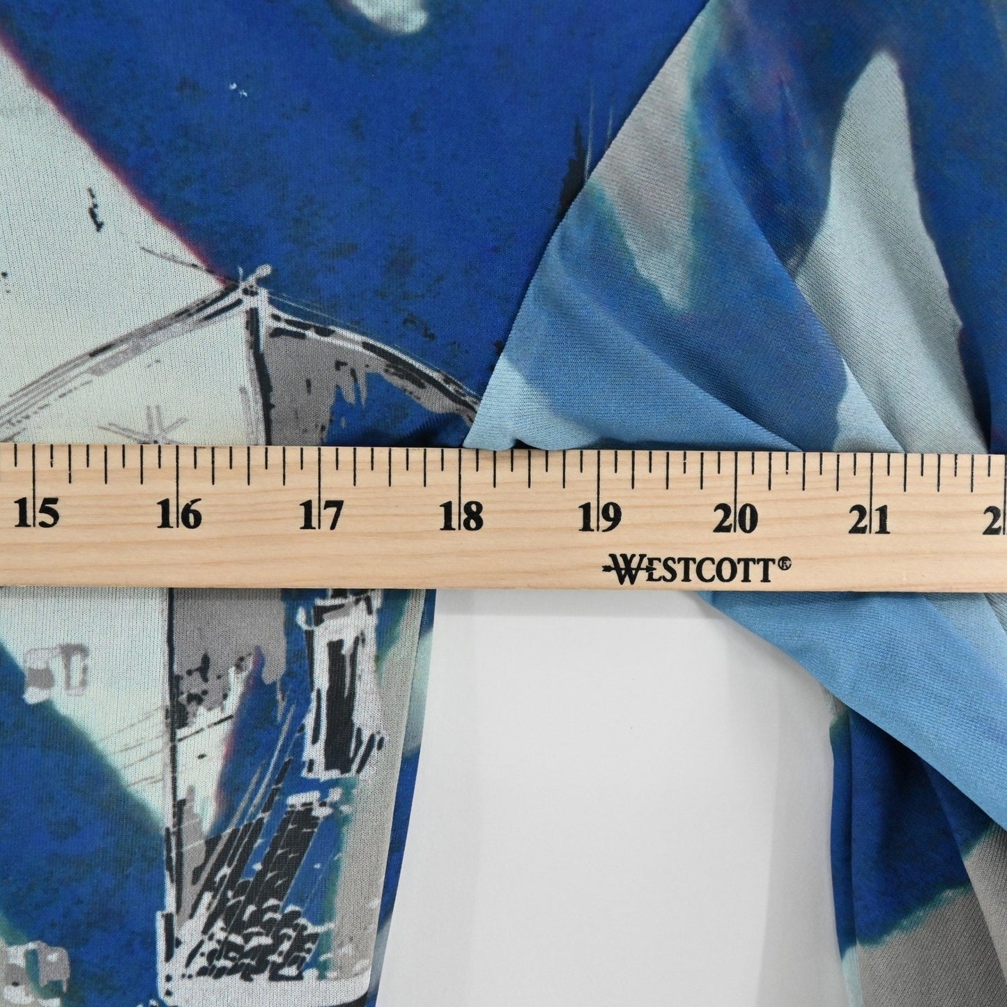 Save The Queen Dress Size M Italy Blue Artsy Eclectic Art To Wear Graphic Print