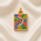 Charm Pendant 18K Gold Plated Copper Fruit Flower Mermaid - Crescent Moon
