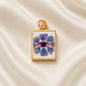 Charm Pendant 18K Gold Plated Copper Fruit Flower Mermaid - Eye