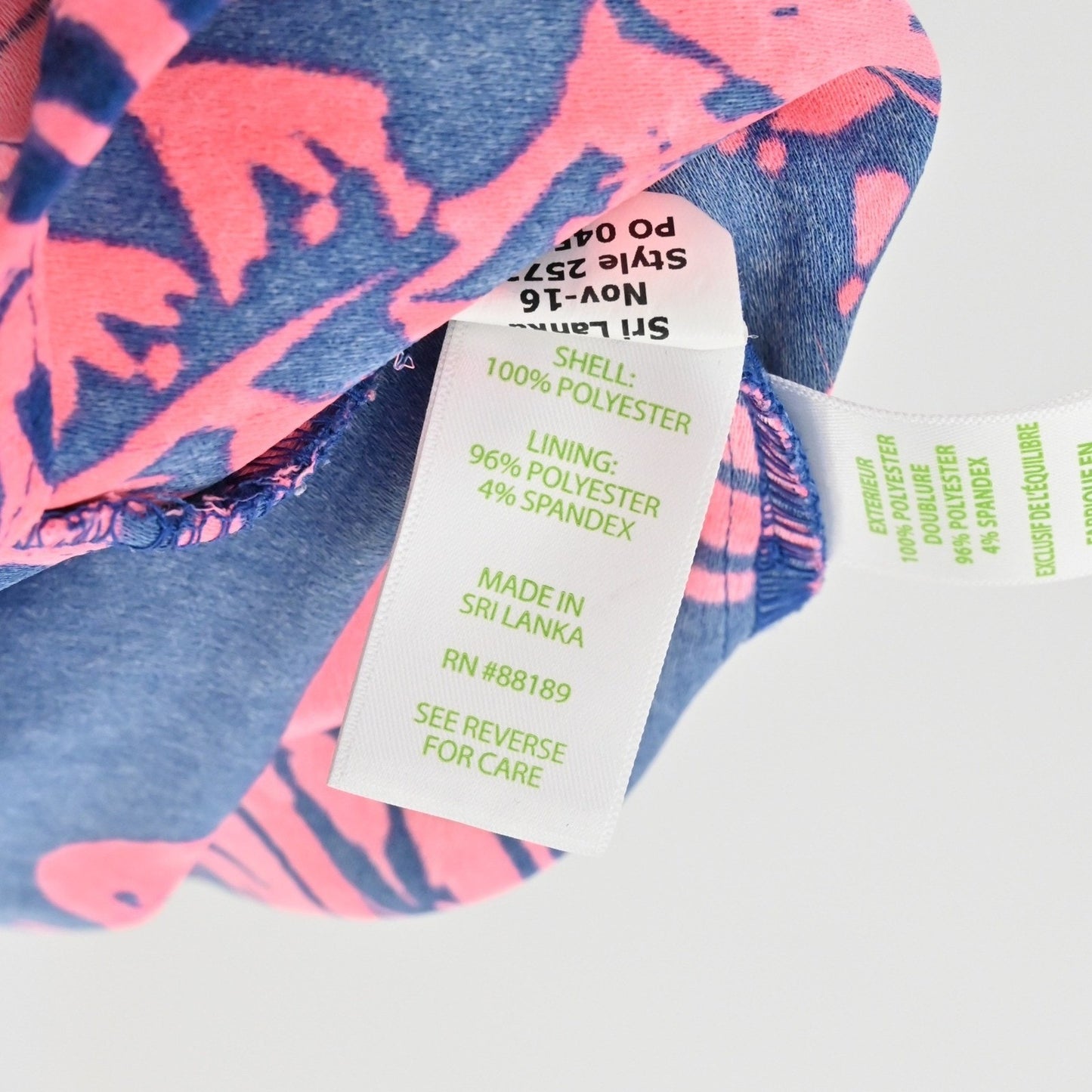 Lilly Pulitzer Donna Romper Sz 10 Indigo Night Caw Blue Pink Sleeveless Playsuit