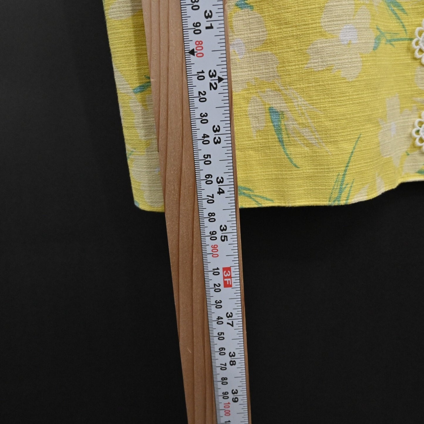 ELIZA J Yellow Shift Dress Size 6 Sleeveless White Lace Trim Floral Print Preppy