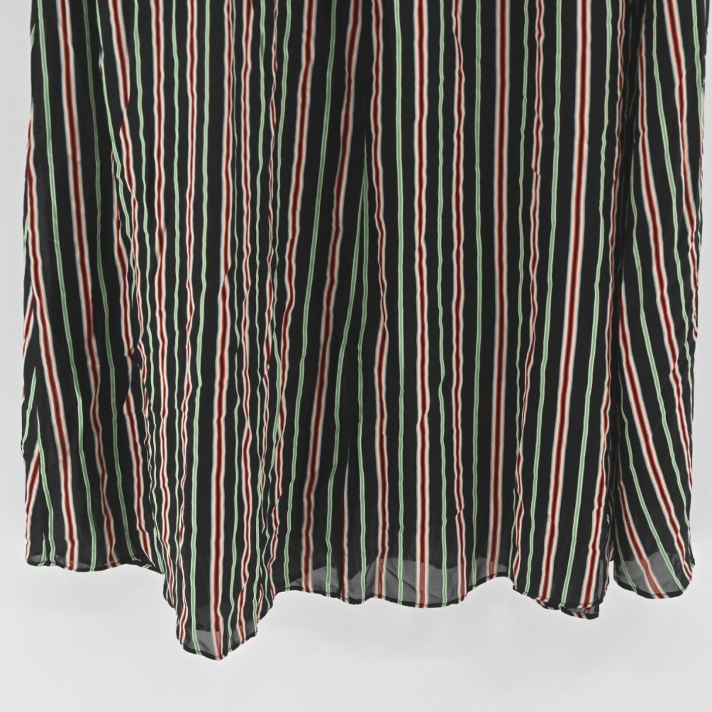 & OTHER STORIES Striped Midi Dress Size 4 Black Dark Romantic Retro Steampunk