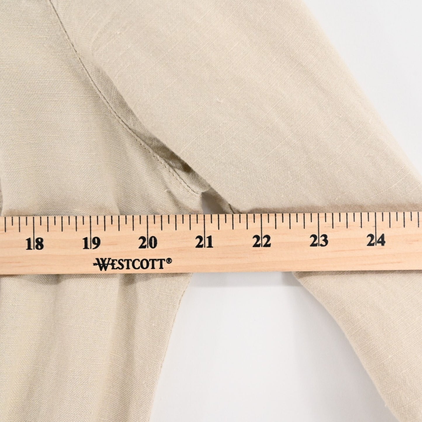 J MCLAUGHLIN Jacket Womens Size XS Beige Linen Blend Vista Utilitarian Cinch