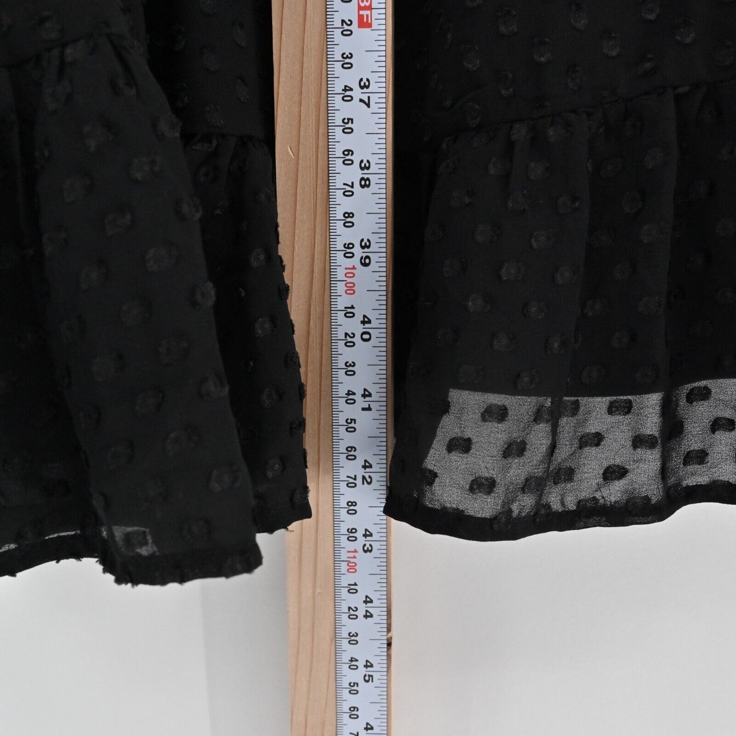 TORRID Dress Size 5X Black Bell Sleeve Swiss Dot Chiffon Skater Vamp Whimsgoth