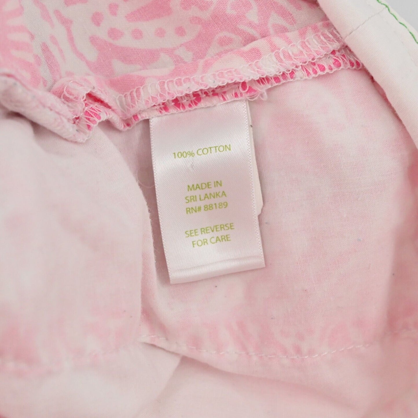 LILLY PULITZER Shorts Womens Size 4 Buttercup Scalloped 5" Pink White Print