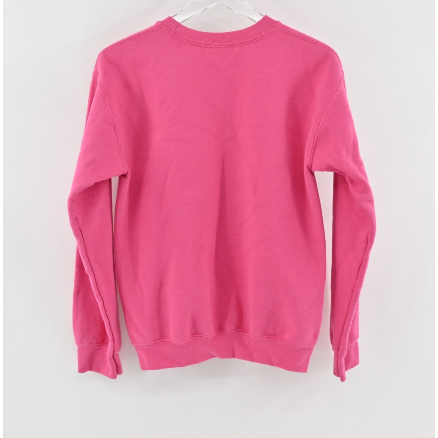 Gildan Womens Pink Merry Swift-Mas Christmas Sweatshirt Size S Swiftie Crew Neck