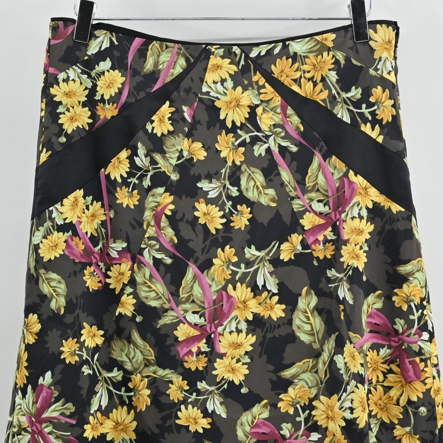 Karen Millen Floral Print High Low Skirt Size 10 Midis Bloomcore Garden Party