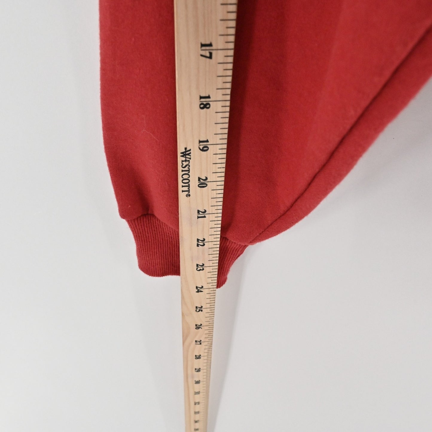 Jerzees Womens Puff Paint Sweatshirt Size XL Grandmacore Red Maglolias Cardigan