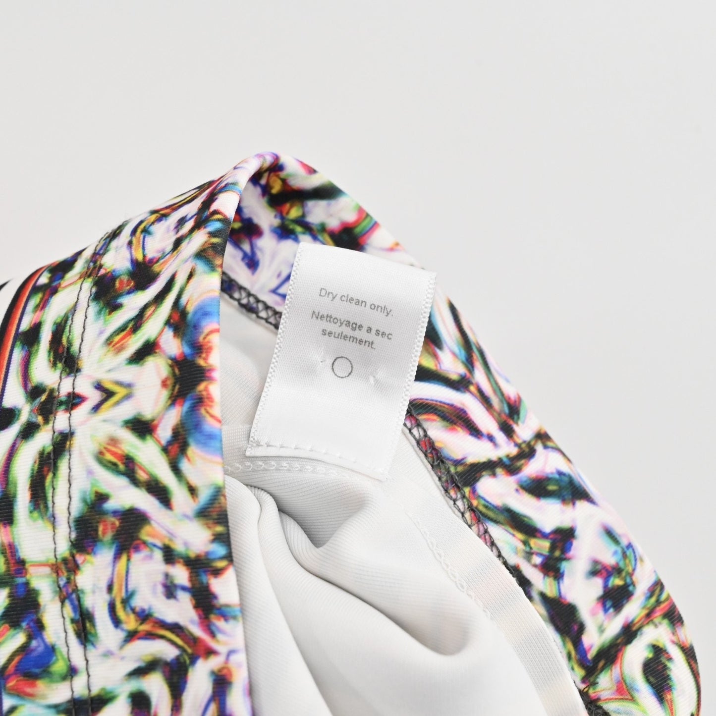 Clover Canyon Prism Orchid Neoprenen Scuba Dress Sz S Bodycon Sleeveless Stretch